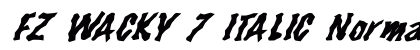 FZ WACKY 7 ITALIC Normal preview