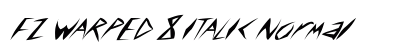 FZ WARPED 8 ITALIC Normal preview