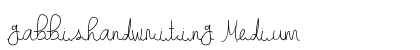 gabbishandwriting Medium preview