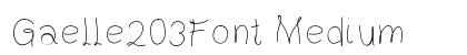 Gaelle203Font Medium preview