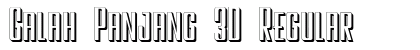 Galah Panjang 3D Regular preview