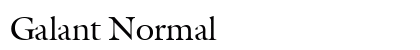 Galant Normal preview