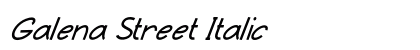 Galena Street Italic Preview