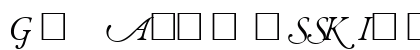 GaramondAlternateSSK Italic preview