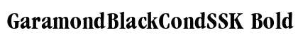 GaramondBlackCondSSK Bold preview