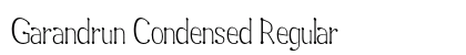 Garandrun Condensed Regular Preview