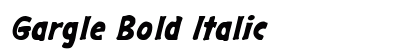 Gargle Bold Italic Preview