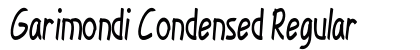 Garimondi Condensed Regular Preview