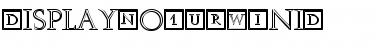 Download DisplayNo1URWIniD Font