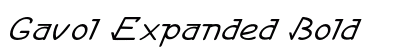 Gavol Expanded Bold preview