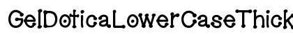 GelDoticaLowerCaseThick Medium preview