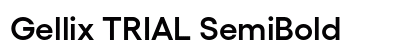 Gellix TRIAL SemiBold Preview