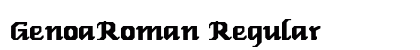 GenoaRoman Regular preview