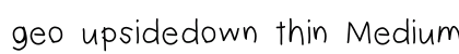 geo upsidedown thin Medium preview