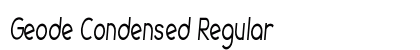 Geode Condensed Regular Preview