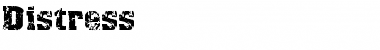 Distress Regular Font Distress Regular Font