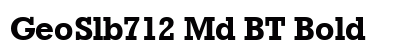 GeoSlb712 Md BT Bold preview