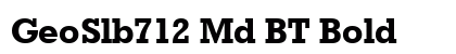 GeoSlb712 Md BT Bold preview