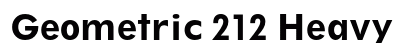 Geometric 212 Heavy preview