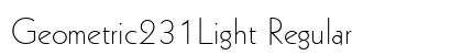 Geometric231Light Regular preview
