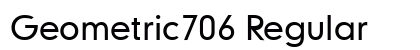 Geometric706 Regular preview