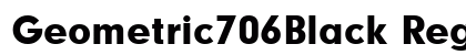 Geometric706Black Regular preview