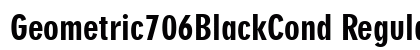Geometric706BlackCond Regular preview