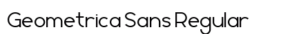 Geometrica Sans Regular preview