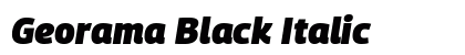 Georama Black Italic preview
