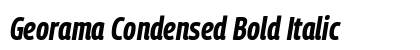 Georama Condensed Bold Italic preview