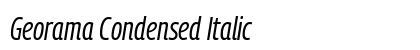 Georama Condensed Italic preview