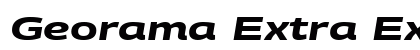Georama Extra Expanded Bold Italic preview