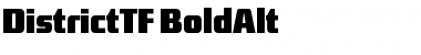 DistrictTF-BoldAlt Font