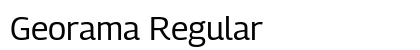 Georama Regular preview
