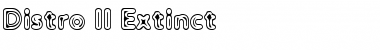 Distro II Extinct Font