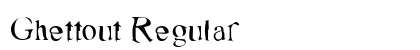 Ghettout Regular preview