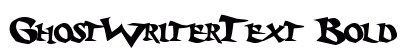 GhostWriterText Bold preview
