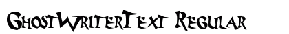GhostWriterText Regular preview