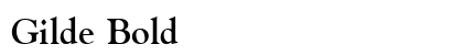 Gilde Bold preview