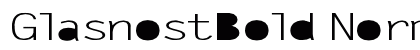 Glasnost_Bold Normal preview