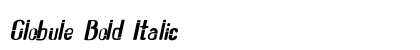 Globule Bold Italic Preview
