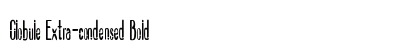 Globule Extra-condensed Bold Preview