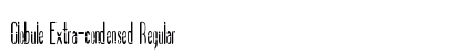 Globule Extra-condensed Regular Preview