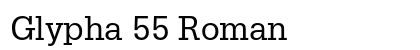 Glypha 55 Roman preview