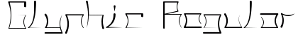 Glyphic Regular Preview