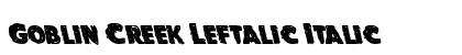Goblin Creek Leftalic Italic preview