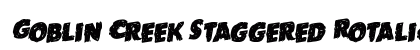 Goblin Creek Staggered Rotalic Italic preview
