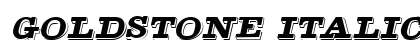 Goldstone Italic preview