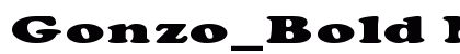 Gonzo_Bold Normal preview