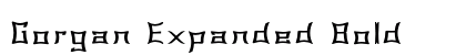 Gorgan Expanded Bold preview